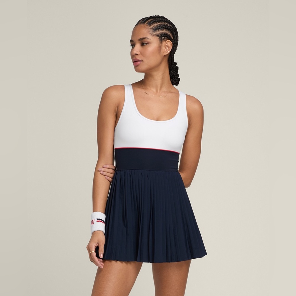 Wilson White and Navy Dress